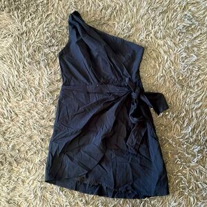 NWT Lillusory classic navy one shoulder mini dress